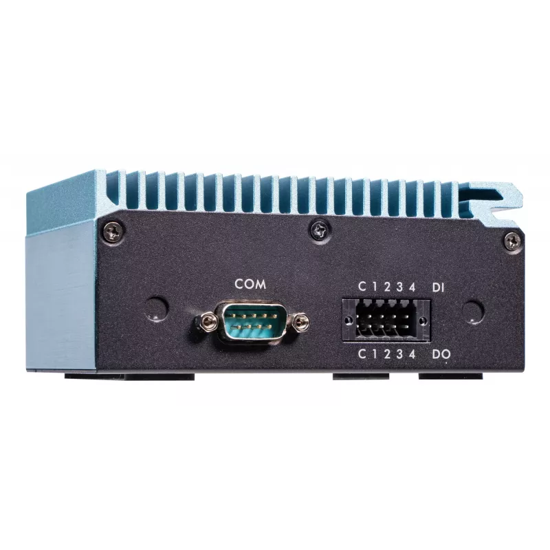 Shuttle Edge PC SPCEL02 , Intel Celeron J6412, 1x HDMI, 2x 2.5G LAN, 1x COM, DIO (4x sisend, 4x väljund), 3x USB, 2x M.2, 12-24V, 24/7 pidev töö, ventilaatorita, sisaldab VESA ja DIN-liistu kinnitust