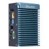 Shuttle Edge PC SPCEL02 , Intel Celeron J6412, 1x HDMI, 2x 2.5G LAN, 1x COM, DIO (4x sisend, 4x väljund), 3x USB, 2x M.2, 12-24V, 24/7 pidev töö, ventilaatorita, sisaldab VESA ja DIN-liistu kinnitust