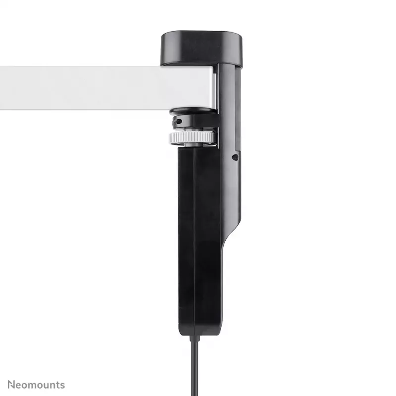Neomounts DS22-840BL6 lauapesa koos kinnitusklambri ja USB-C ning USB-A portidega - kiirlaadimine