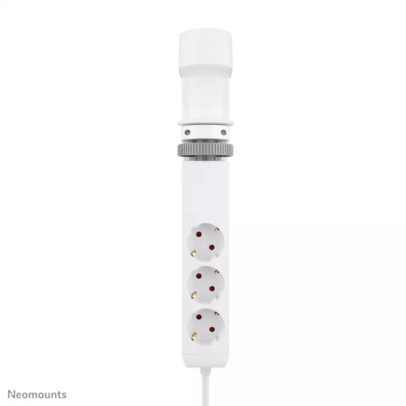 Neomounts DS22-840WH6 lauapesa koos klambriga ning USB-C ja USB-A portidega – kiirlaadimine