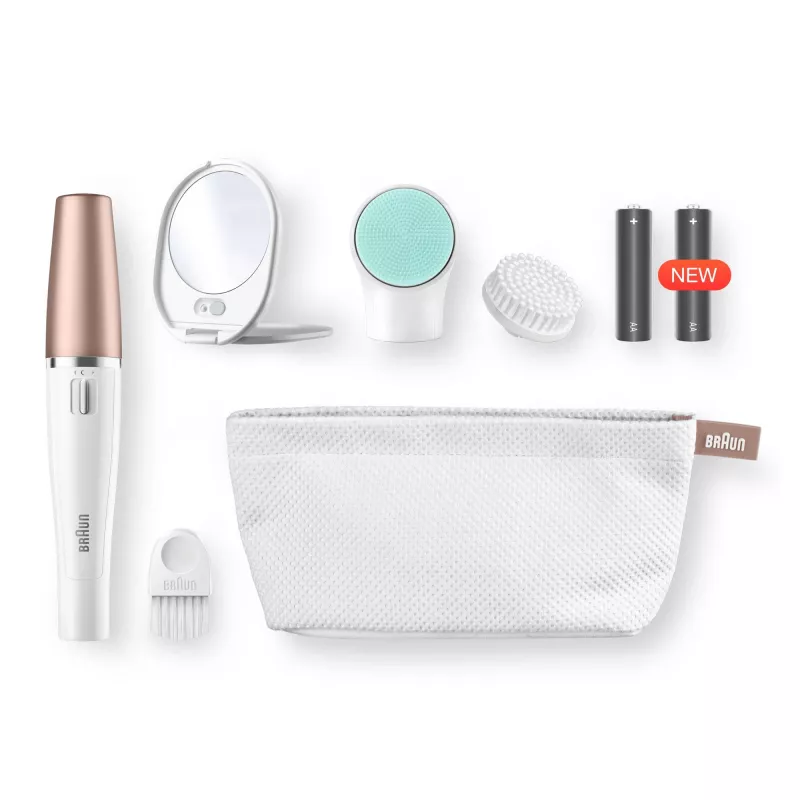 Näoepilaator Braun FaceSpa 851V Gold Valge