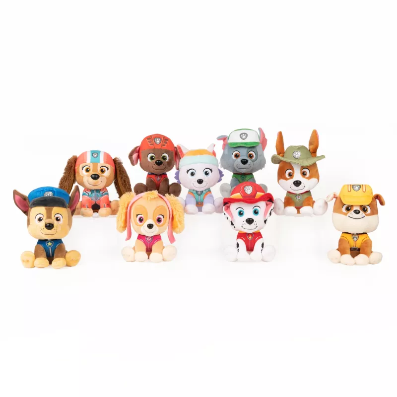 PAW Patrol GUND Tracker Plush, ammendlik mänguasi menukast joonissarjast, topisloom alates 1. eluaastast, 6”