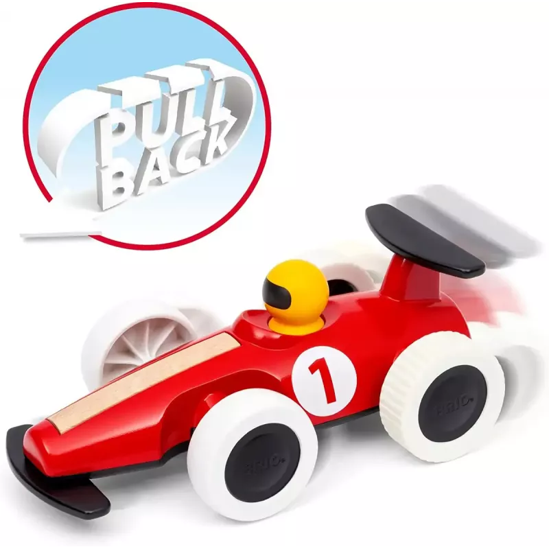 Mänguauto Ravensburger BRIO Pull Back Motorized Big Race Car Toy Vehicle