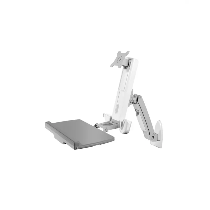 ICY BOX IB-MS600-W 61 cm (24 tolli) Seinahall, hõbedane, valge