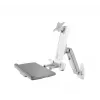ICY BOX IB-MS600-W 61 cm (24 tolli) Seinahall, hõbedane, valge
