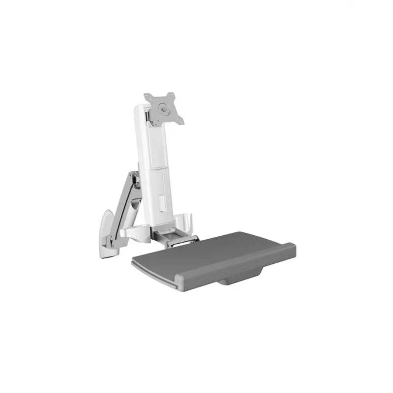 ICY BOX IB-MS600-W 61 cm (24 tolli) Seinahall, hõbedane, valge