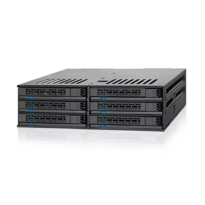 Kettamassiiv Icy Dock MB326SP-B 0 TB Rack 1U Must