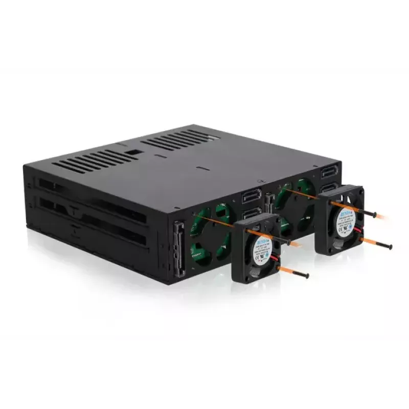 Kettamassiiv Icy Dock MB326SP-B 0 TB Rack 1U Must