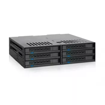 Kettamassiiv Icy Dock MB326SP-B 0 TB Rack 1U Must