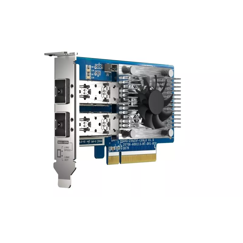 QNAP QXG-25G2SF-CX6 võrgukaart sisemine fiiber 25000 Mbit/s