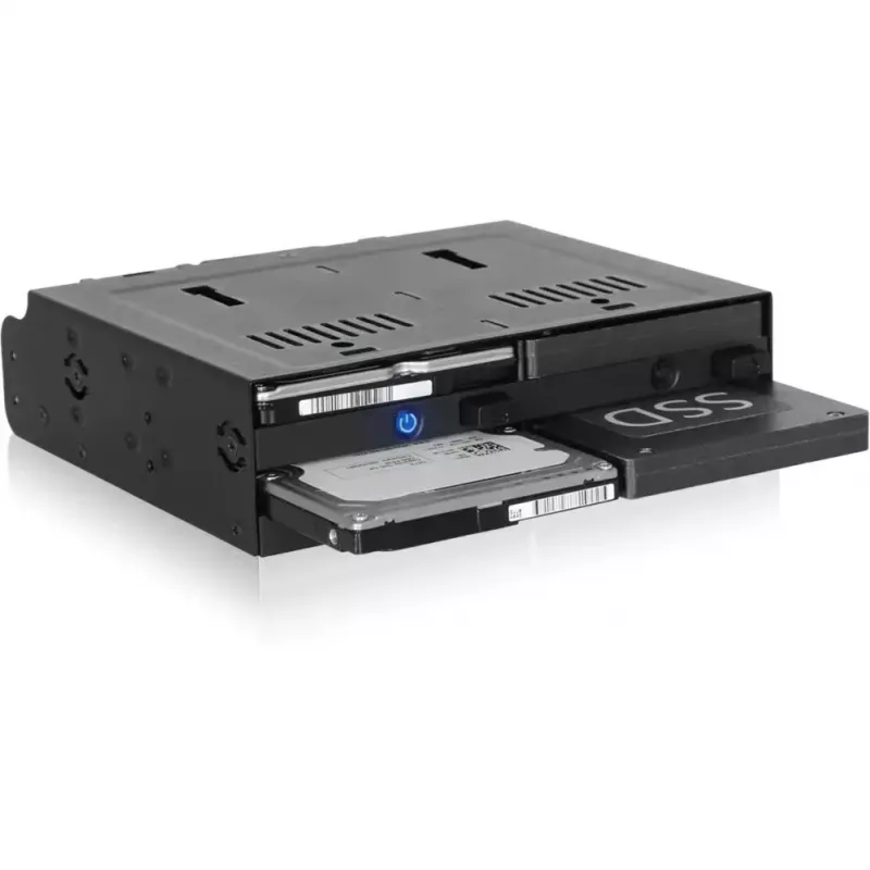 eemaldatav raam Icy Dock MB014SP-B R1 must — 1x 3.5-tolline SATA kõvakettasahtel, kuumvahetusega ühilduv