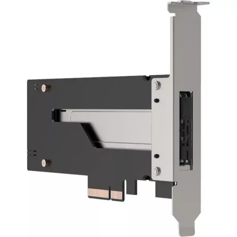 PCIe NVMe M.2 adapterkaart Icy Dock MB840M5P-B, must/hõbedane