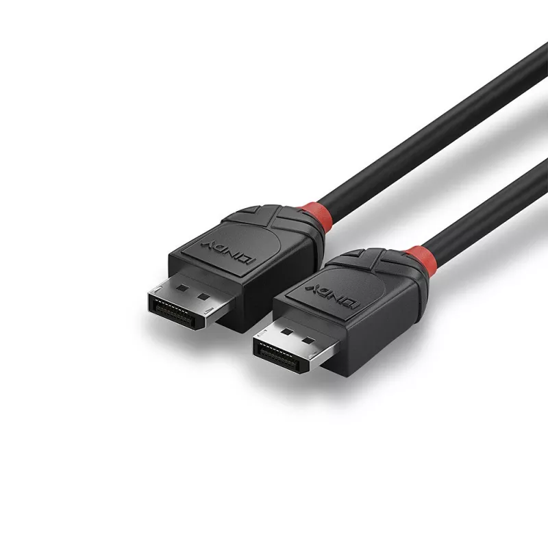 Lindy 1m DisplayPort 1.2 kaabel, Must Line