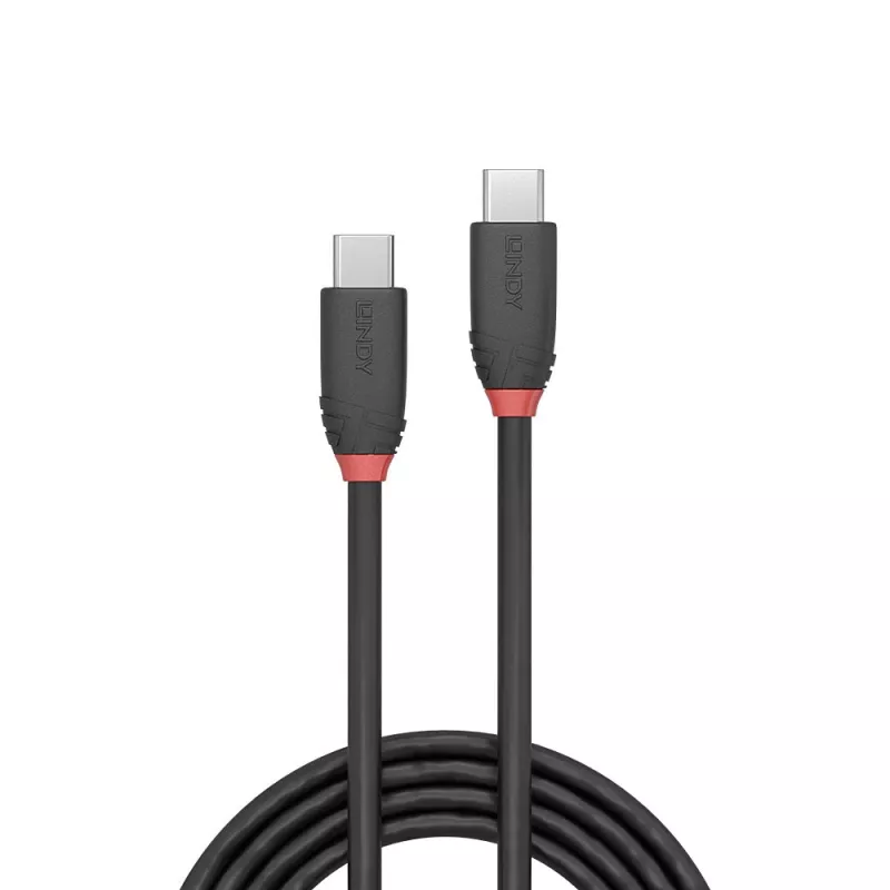 Lindy 1,5m USB 3.2 Type C to C kaabel, 20Gbps, must liin