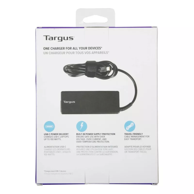 Targus APA108EU toiteadapter/inverter Sisetingimustesse 100 W Must
