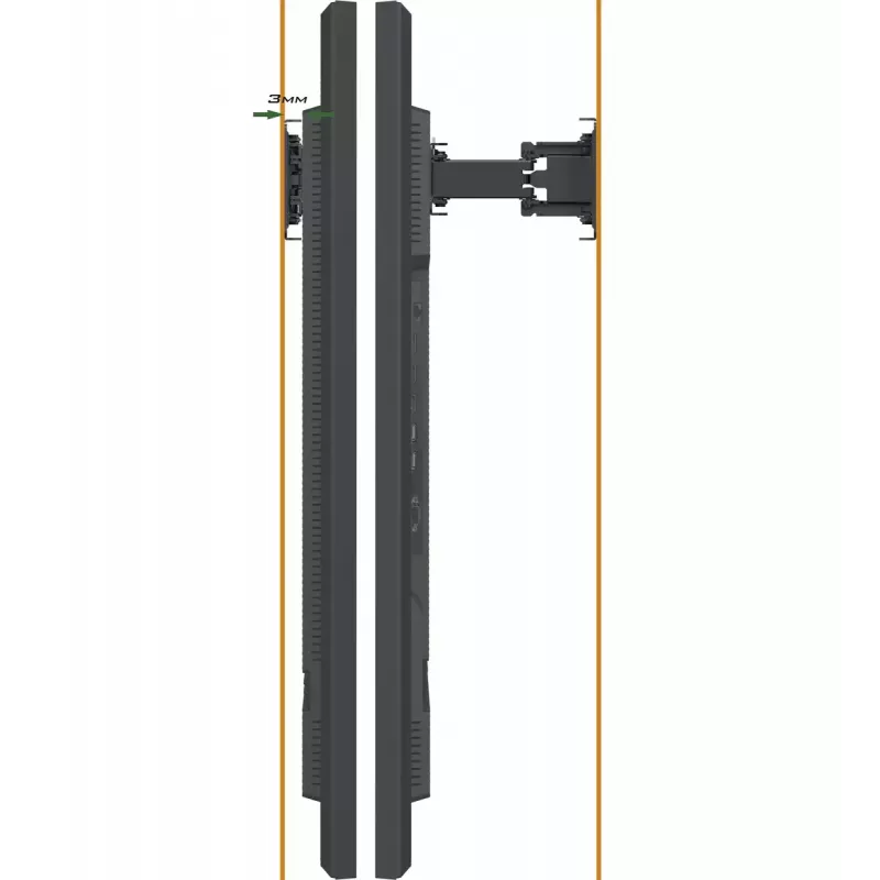 iiyama MD-WM0001 siltkuva kinnitus 165.1 cm (65 tolli) must