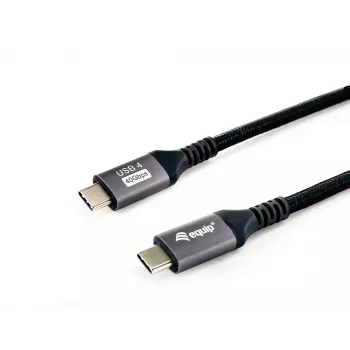 Equip USB 4 Gen 3 C to C kaabel, M/M, 1,2 m, 8K/60 Hz, 40 Gbps, PD3.1 240 W