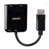 Lindy 38430 liidesejaotur DisplayPort 21600 Mbit/s Must