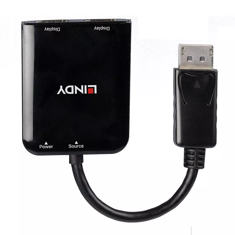 Lindy 38430 liidesejaotur DisplayPort 21600 Mbit/s Must