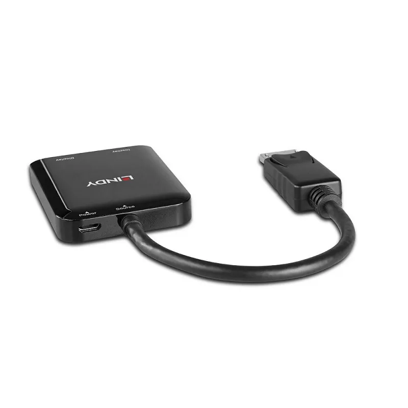 Lindy 38430 liidesejaotur DisplayPort 21600 Mbit/s Must