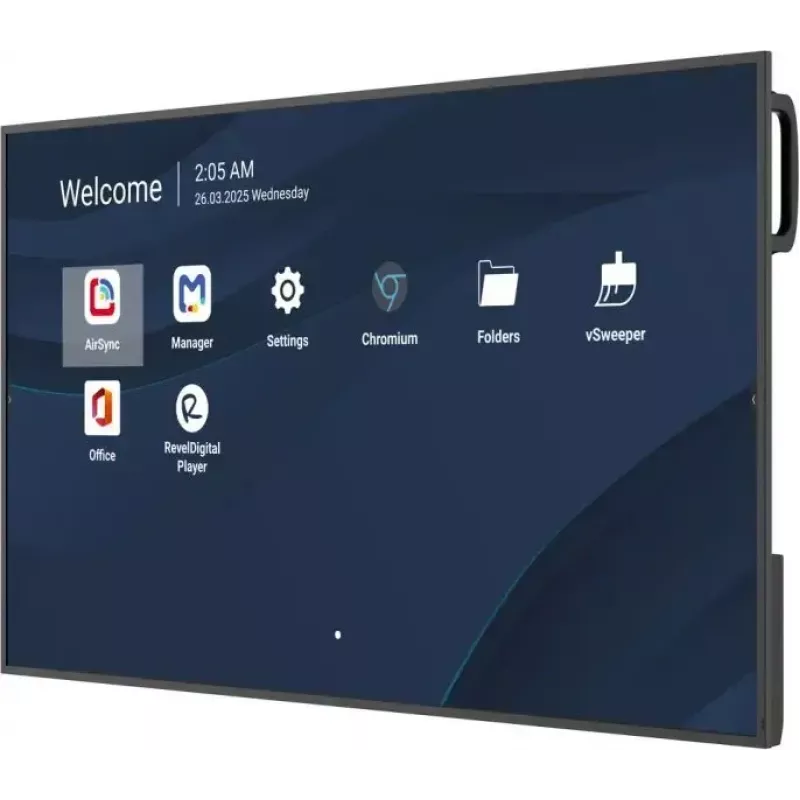Kommersteen 50-tolline 4K LCD-ekraan VIEWSONIC CDE5014-2C, 3840×2160, 500 cd/m², Android 14, Wi‑Fi, 24/7