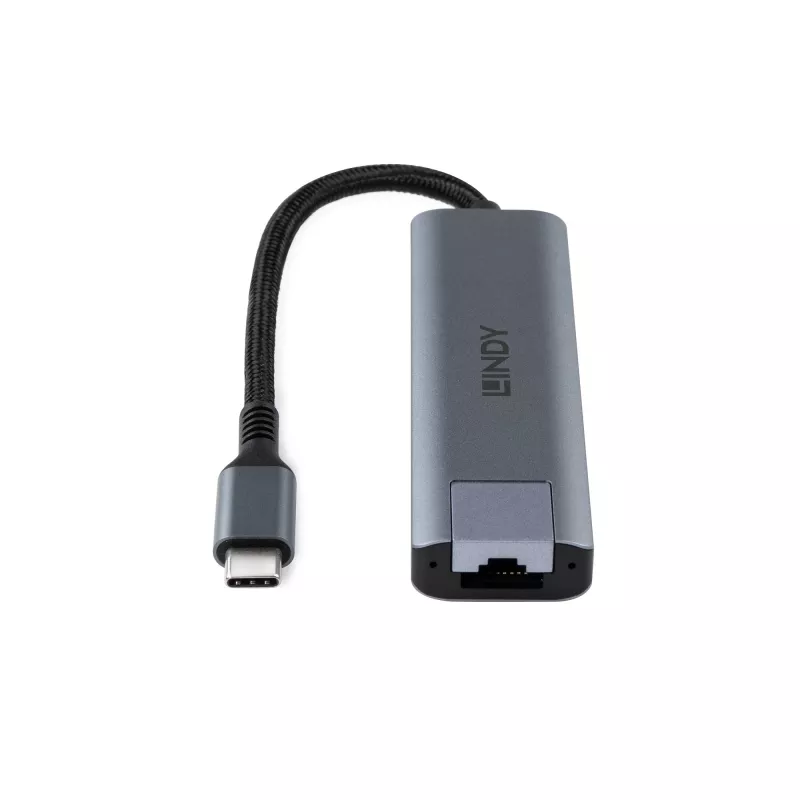 Lindy USB 3.2 Gen 2 Type C jaotur ja Gigabit Ethernet