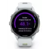 Nutikell IFIT ICON Forerunner 970 — 1,4 tolli (3,56 cm) AMOLED 454×454, GPS, Wi‑Fi, titaanist korpus, silikoonist rihm (valge/kollane), 56 g