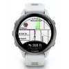 Nutikell IFIT ICON Forerunner 970 — 1,4 tolli (3,56 cm) AMOLED 454×454, GPS, Wi‑Fi, titaanist korpus, silikoonist rihm (valge/kollane), 56 g