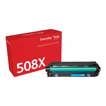 Everyday™ tsüaan Toner by Xerox, ühildub HP 508X (CF361X), kõrge mahutavus