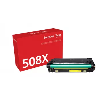 Everyday™ kollane tooner, Xerox, ühildub HP 508X (CF362X), suure mahutavusega