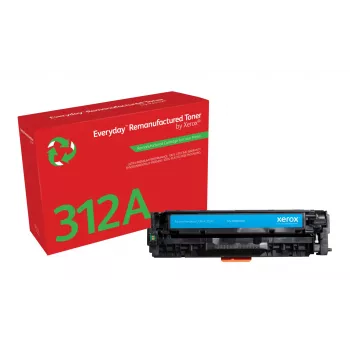 Everyday™ tsüaan Remanufactured Toner by Xerox Ühilduv with HP 312A (CF381A), Standard capacity