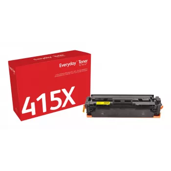 Everyday™ kollane tooner, Xerox, ühildub HP 415X (W2032X), suure mahutavusega