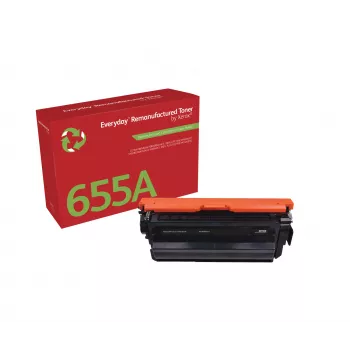 Everyday™ Must Remanufactured Toner by Xerox, ühildub HP 655A (CF450A), standardmahutavus