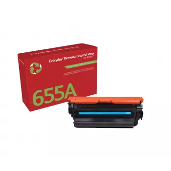 Everyday™ tsüaan ümbertöödeldud tooner, Xerox, ühildub HP 655A (CF451A), standardmahtuvusega