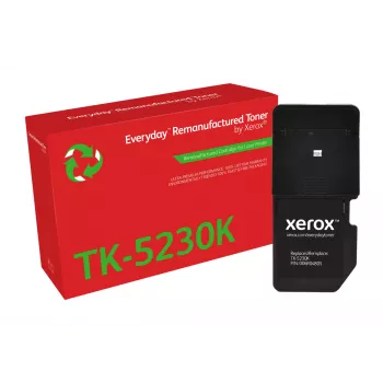 Everyday™ Must ümbertöödeldud tooner, Xerox, ühildub Kyocera TK-5230K-ga, standardmahutavus