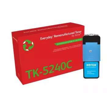 Everyday™ tsüaan Remanufactured Toner by Xerox ühildub Kyocera TK-5240C-ga, Standardmahtuvus