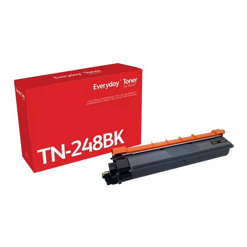 Everyday™ Must tooner, Xerox, ühildub Brother TN248BK, standardvõimsus