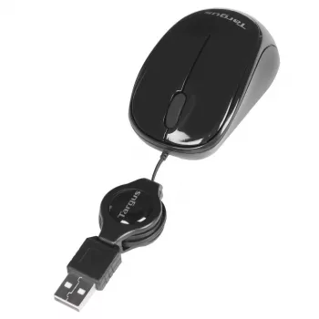 Targus AMU75EU hiir Reisimiseks Mõlemakäeline USB Type-A Blue Trace 1000 DPI