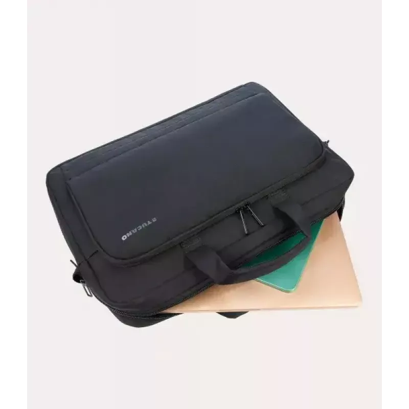 Ostukott Tucano BORSA NB 17 Taaskasutatud plast Must Sinine