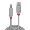 Lindy 1m USB 2.0 tüüp A–B kaabel, Anthra Line, hall