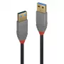 Lindy 1m USB 3.2 Type A kaabel, 5 Gbps, Anthra Line