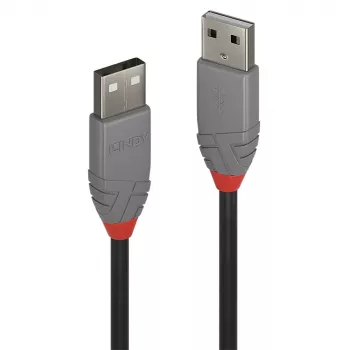 Lindy 1m USB 2.0 Type A to A kaabel, Anthra Line