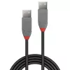 Lindy 2m USB 2.0 Tüüp A-A kaabel, Anthra Line