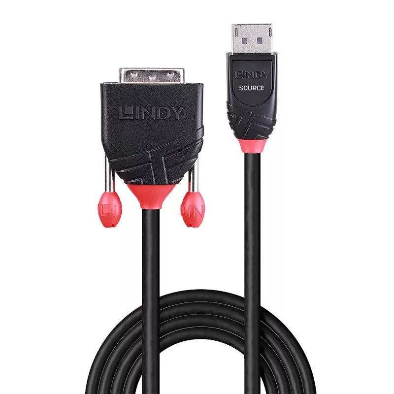 Lindy 2m DisplayPorti-DVI-D kaabel