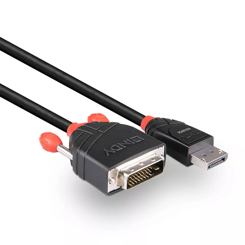 Lindy 2m DisplayPorti-DVI-D kaabel