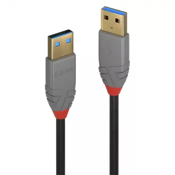 USB-kaabel Lindy 2m USB 3.2 Type A kaabel 5Gbps Anthra Line