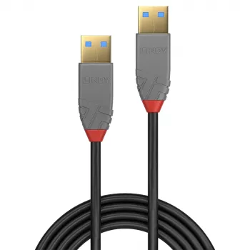 USB-kaabel Lindy 2m USB 3.2 Type A kaabel 5Gbps Anthra Line