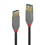 Lindy 1m USB 3.2 Type A pikenduskaabel, 5 Gbps, Anthra Line