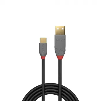 Lindy 2m USB 2.0 Type A to C kaabel, Anthra Line