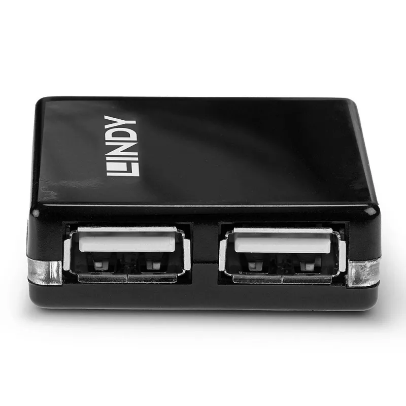 USB-jaotur Lindy 4 Port USB 2.0 Mini Hub